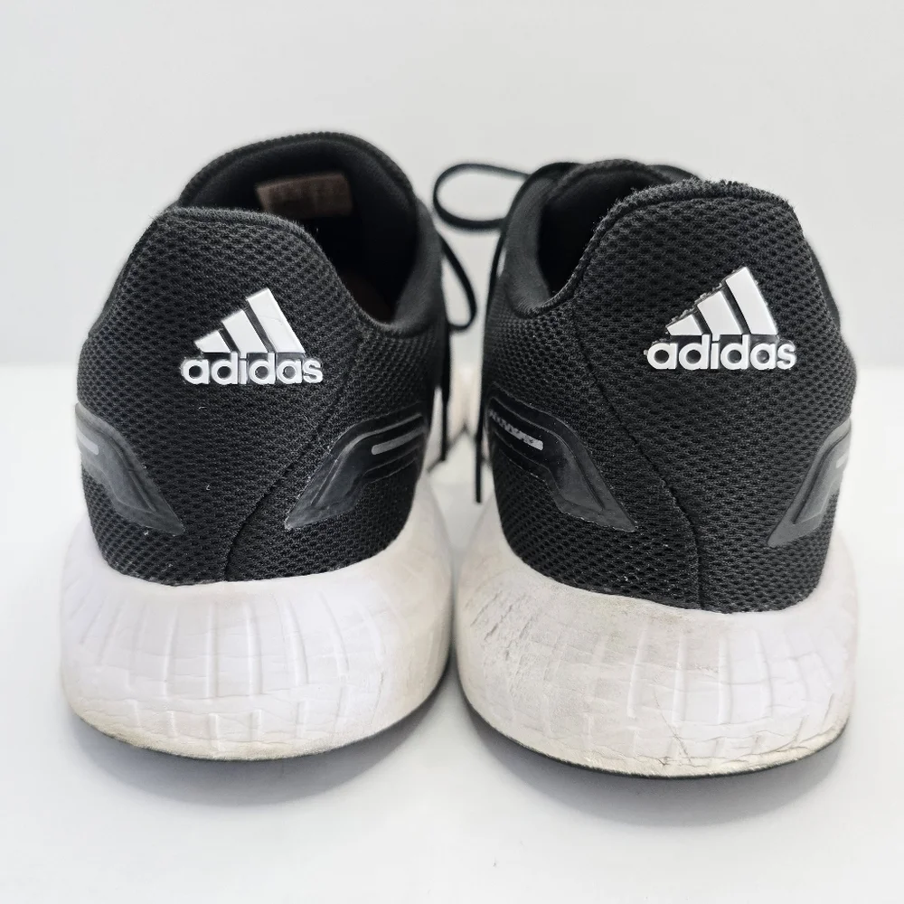 Adidas | RunFalcon 2.0 black white sporty running sneakers | MENS 12